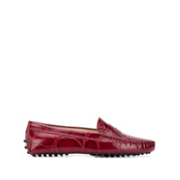 Tod's Mocassim Gommino com gravação - Vermelho