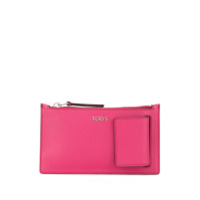 Tod's Porta-cartões com placa de logo - Rosa