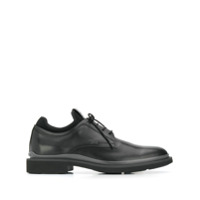 Tod's Sapato derby com recorte de mesh - Preto