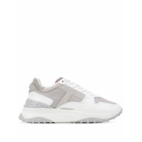 Tod's Tênis com recortes e solado chunky - Branco