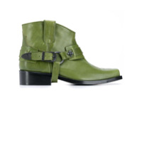 Toga Virilis Ankle boot de bico quadrado - Verde
