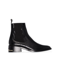 Toga Virilis Western leather ankle boots - Preto