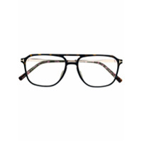 Tom Ford Eyewear Armação de óculos aviador com efeito tartaruga - Marrom