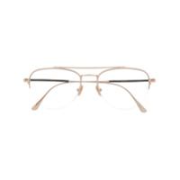 Tom Ford Eyewear Armação de óculos aviador - Dourado