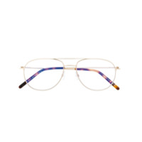 Tom Ford Eyewear Armação de óculos aviador - Marrom