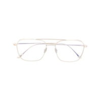 Tom Ford Eyewear Armação de óculos aviador - Metálico