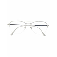 Tom Ford Eyewear Armação de óculos aviador - Prateado