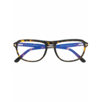 Tom Ford Eyewear Armação de óculos oval - Marrom