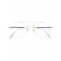 Tom Ford Eyewear Armação de óculos redonda com dupla ponte - Dourado