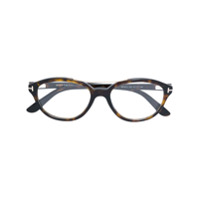 Tom Ford Eyewear Armação de óculos redonda - Marrom
