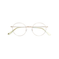 Tom Ford Eyewear Armação de óculos redonda - Metálico