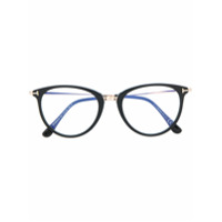 Tom Ford Eyewear Armação de óculos redonda - Metálico