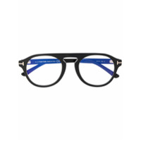 Tom Ford Eyewear Armação de óculos redonda - Preto