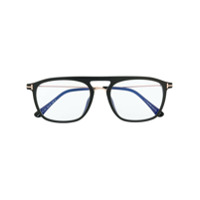 Tom Ford Eyewear aviator frame glasses - Preto