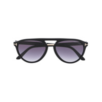 Tom Ford Eyewear Óculos de sol aviador Burton - Preto