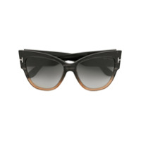 Tom Ford Eyewear Óculos de sol gatinho - Marrom