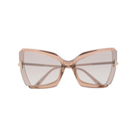 Tom Ford Eyewear Óculos de sol oversized quadrado - Marrom