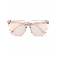 Tom Ford Eyewear Óculos de sol quadrado Sabrina - Neutro