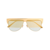 Tom Ford Eyewear Óculos de sol Special Edition Winter banhado a ouro 18k - Dourado