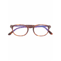 Tom Ford Eyewear round-frame glasses - Marrom