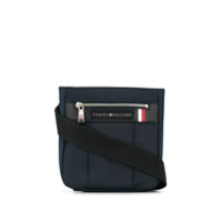 Tommy Hilfiger Bolsa carteiro com placa de logo - Azul