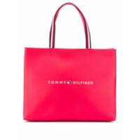 Tommy Hilfiger Bolsa tote com estampa de logo - Vermelho