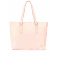 Tommy Hilfiger Bolsa tote granulada com monograma - Rosa