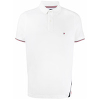 Tommy Hilfiger Camisa polo com logo bordado - Branco