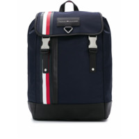 Tommy Hilfiger logo patch large backpack - Azul