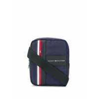 Tommy Hilfiger logo patch messenger bag - Azul