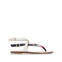 Tommy Hilfiger Sandália com fivela dupla - Branco