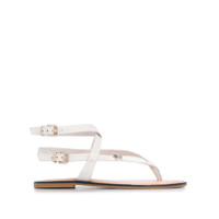 Tommy Hilfiger Sandália com fivela dupla - Branco