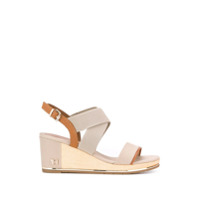 Tommy Hilfiger Sandália TH com recorte - Neutro