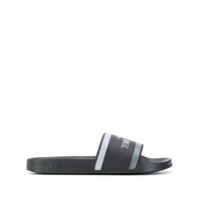 Tommy Hilfiger Slide com estampa de logo - Preto