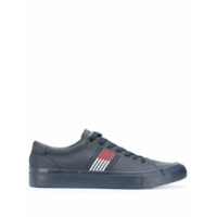 Tommy Hilfiger Tênis cano baixo Signature - Azul