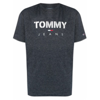 Tommy Jeans logo-print crew neck T-Shirt - Azul