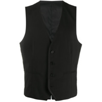 Tonello Colete com acabamento de crepe - Preto