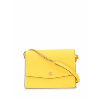 Tory Burch Bolsa Robinson com placa de logo - Amarelo