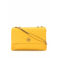 Tory Burch Bolsa tiracolo Kiva chevron - Amarelo