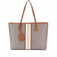 Tory Burch Bolsa tote com estampa monogramada - Marrom