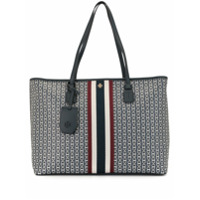 Tory Burch Bolsa tote Gemini Link com zíper - Azul