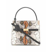 Tory Burch Bolsa tote Lee Radziwill com efeito pele de cobra - Branco