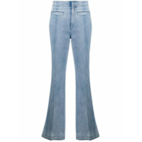 Tory Burch Calça jeans flare cintura alta - Azul