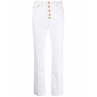 Tory Burch Calça jeans slim com cintura alta - Branco