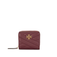 Tory Burch Carteira dobrável Kira de chevron - Vermelho