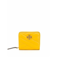 Tory Burch Carteira Kira com zíper - Amarelo