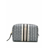 Tory Burch Necessaire com estampa Gemini Link - Preto