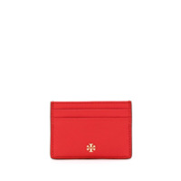 Tory Burch Porta-cartões Emerson com logo - Vermelho