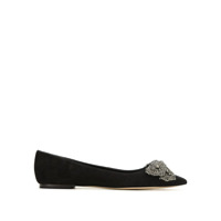 Tory Burch Sapatilha 'Esme' com pedraria - Preto