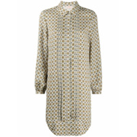 Tory Burch Vestido Cora com estampa de medalhão - Neutro